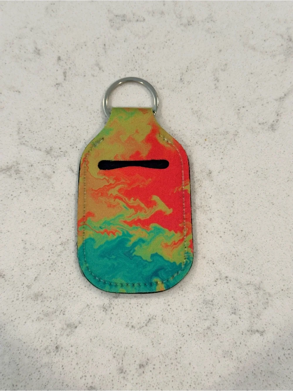 NWOT-Colorful Hand Sanitizer Holder Keychains (5)
